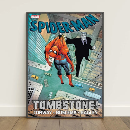 Spider-Man Comic Book Poster - Peter Parker Movie-Inspired Canvas Wall Art