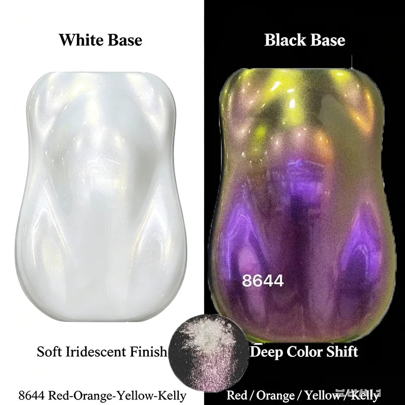 50g Chameleon Mica Powder Pigment - Blue to Violet Color-Shift Pearl for Epoxy Resin, Slime, Watercolor & DIY Crafts