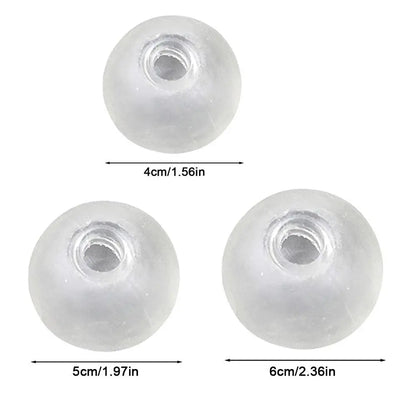 10-Piece Sphere Jewelry Casting Molds - DIY Silicone Ball Molds for Handmade Crafts and Stress Relief Toys