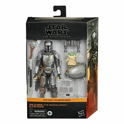 Star Wars Black Series Mandalorian Din Djarin & Baby Yoda Articulated Action Figure Toy