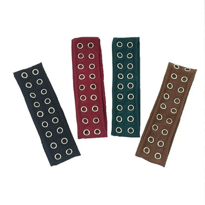 Harajuku Y2K Punk Girl Headband – Hollow Eyelet Cotton Elastic Steampunk & Gothic Style