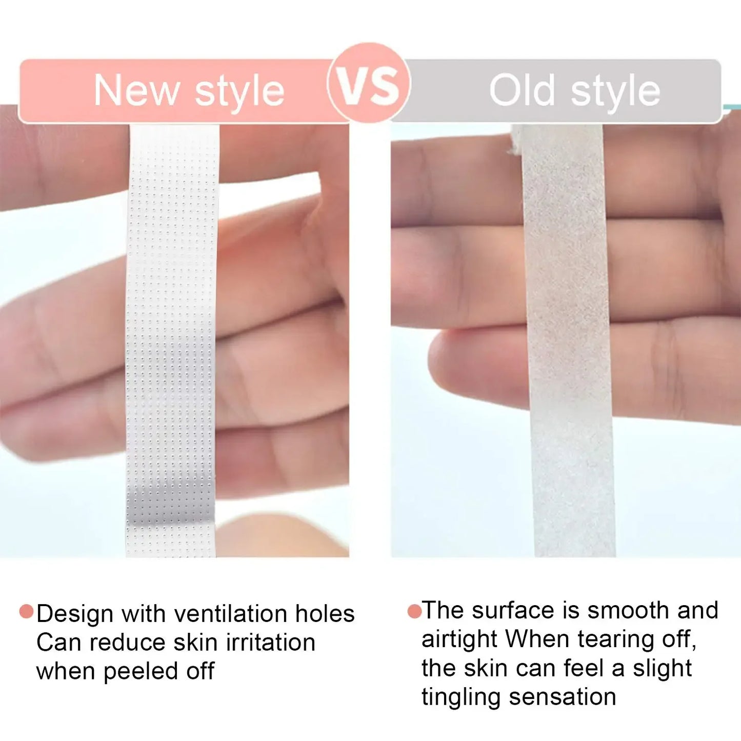 3/6 Rolls Eyelash Insulating Tape – Lint-Free, Breathable Non-Woven Under Eye Pads for Extensions