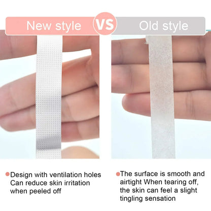 3/6 Rolls Eyelash Insulating Tape – Lint-Free, Breathable Non-Woven Under Eye Pads for Extensions