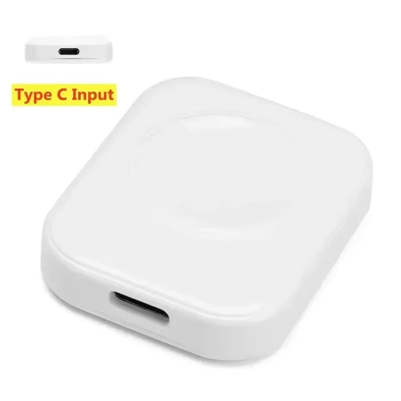 Portable USB-C Magnetic Wireless Charger - Fast Charging for Samsung Galaxy Watch 7/6/5/4, Watch 4 Classic, Watch 5 Pro, Watch 3 & Active