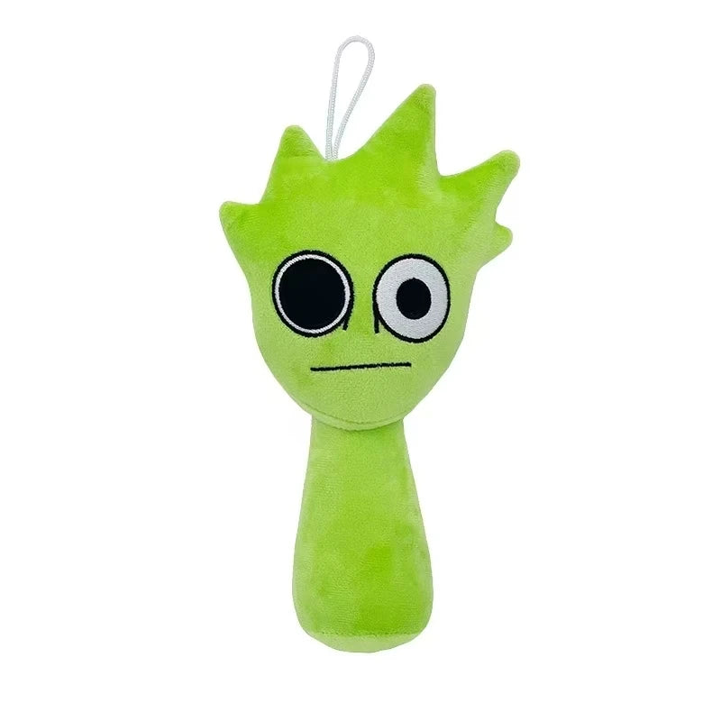 Sprunki Plush Toy Set Soft Cartoon Stuffed Animal Plushies Collectible Game Character Dolls Gift for Fans Birthday & Christmas Present