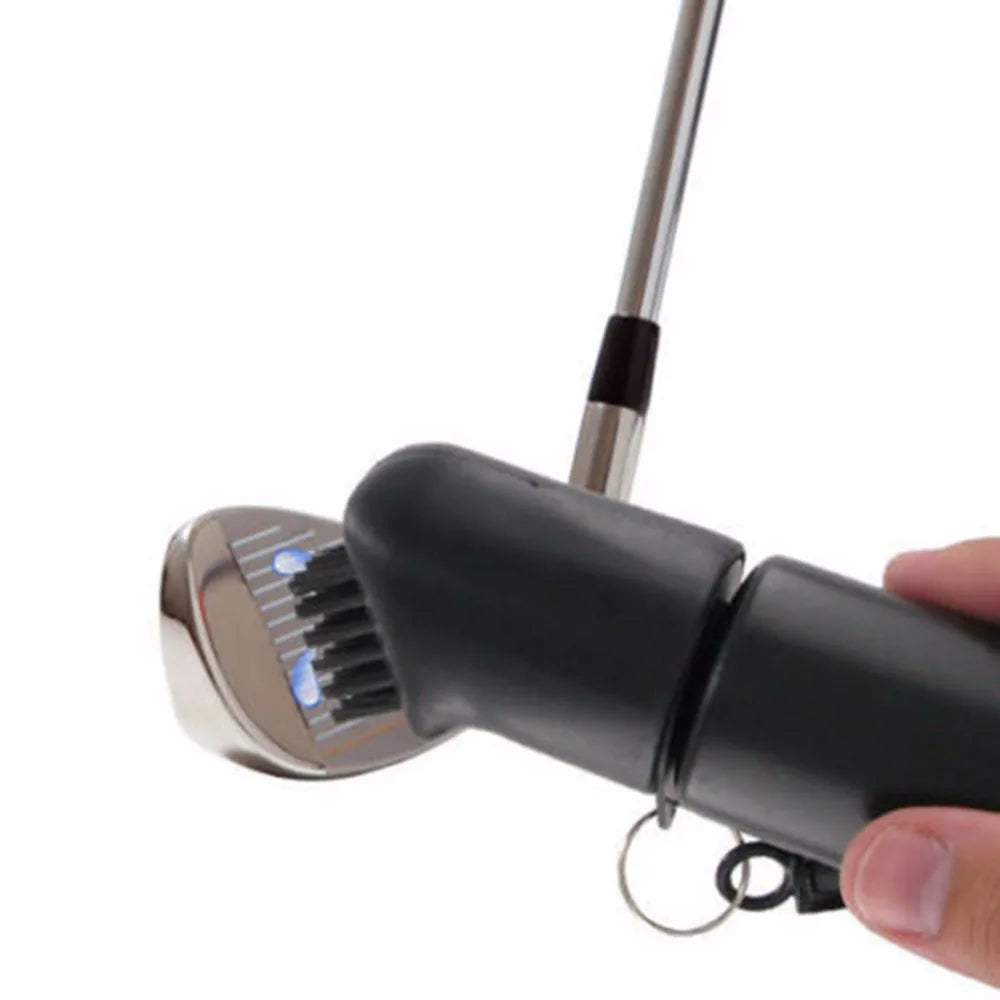 Golf Club Cleaning Brush – Wet Scrub Brush for Irons & Balls, Golf Cleaner with Water Bottle