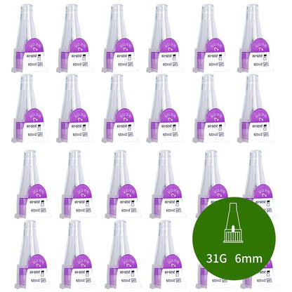 10/20/30/50/100PCS Magic Pen Tip Cartridges — 3ml Empty Cassette Bottles with Individual Packaging for Lilly Insulin Pen (4mm/6mm/8mm)