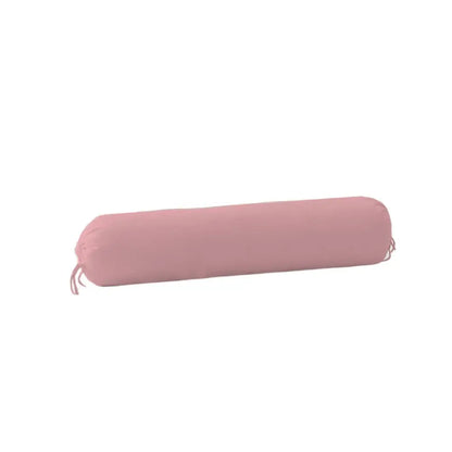 Solid Color Long Cylindrical Pillowcase – Removable & Washable Neck Bolster Cover for Bedroom
