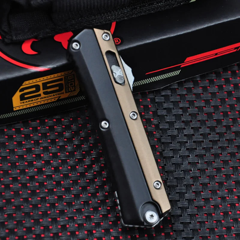 GK Series Mini Micro Tactical Pocket Knife – M390 Steel Zinc Alloy Handle EDC Outdoor Camping & Self-Defense Tool