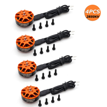 YSIDO 4PCS Brushless Motors for RC Drones - 1103 to 1604 Motor Series for FPV Racing Quads, Fixed-Wing Aircraft, and RC Quadcopter Accessories