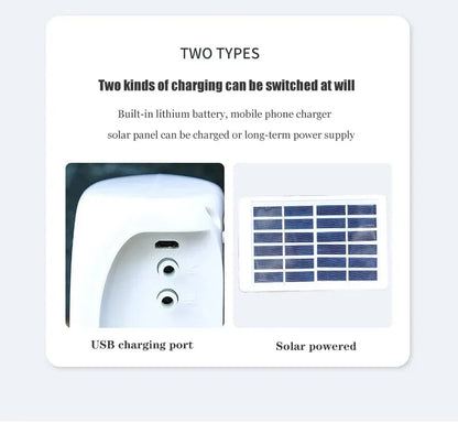 Solar Double Pump Automatic Drip Irrigation System – Smart Watering Timer for Garden & Potted Plants