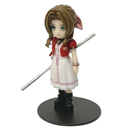 11-12cm Final Fantasy Anime Figures – Cloud, Tifa, Aerith & Zack PVC Collectible Toy Gift