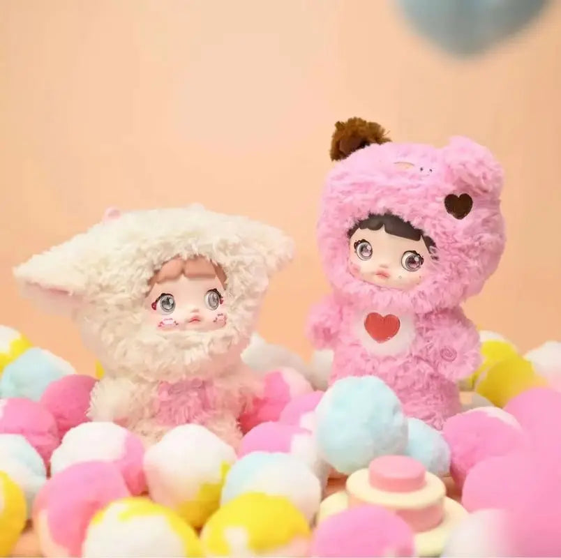 Nommi Cute Plush Blind Box Series — Random 21cm Collectible Plush Toy, 6 Pack Set