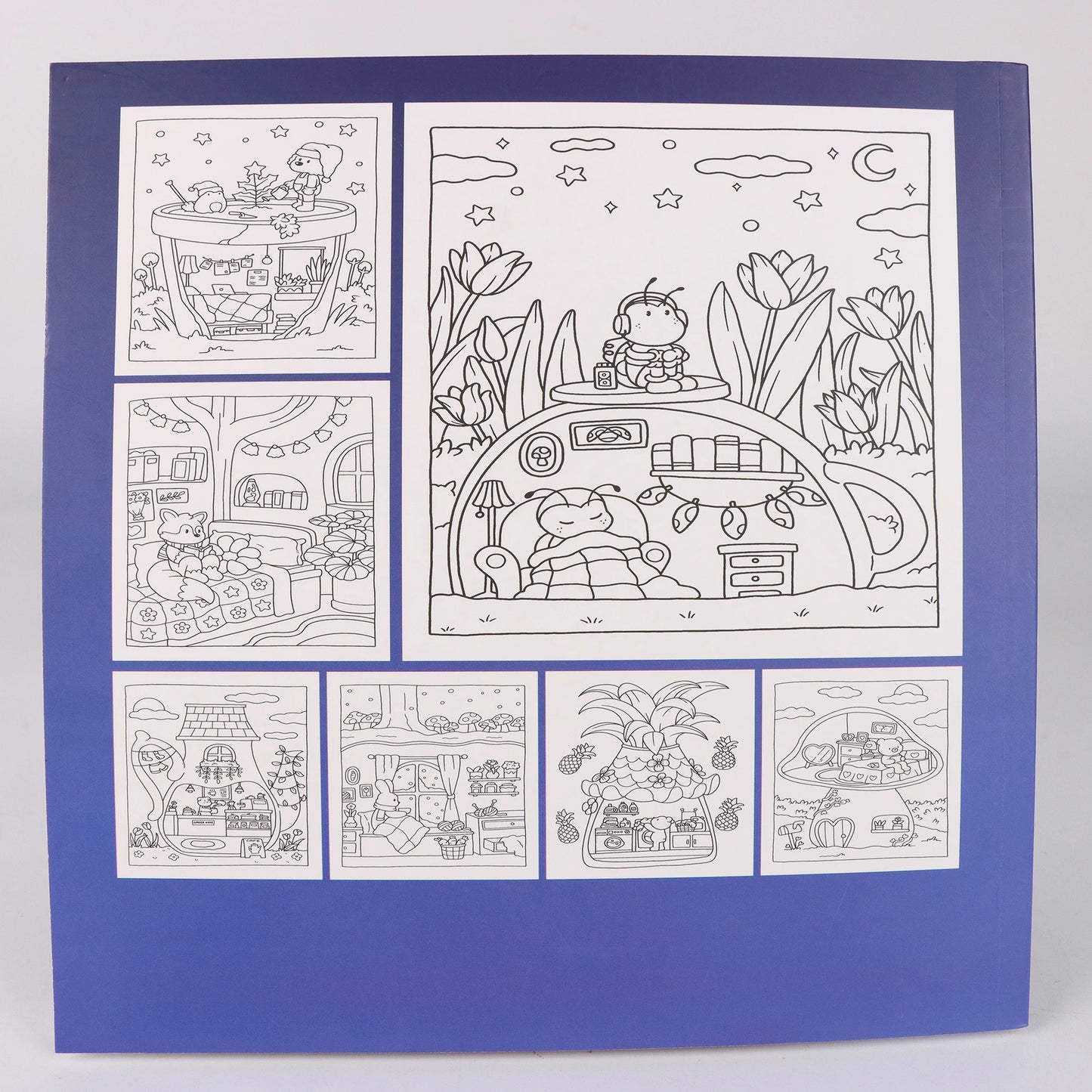 Coloring Books for Adults and Teens, Cute Puppies Cartoon Designs for Relaxation, Cozy Hygge Moment Coloring Fun