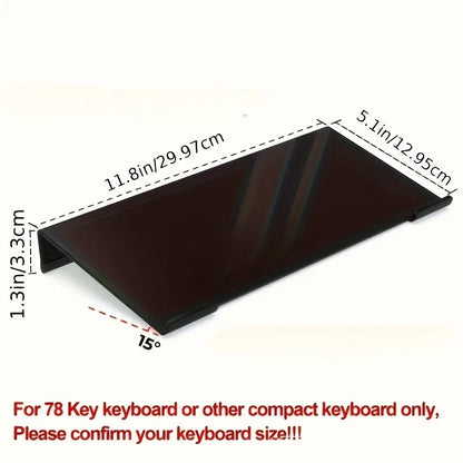Acrylic Keyboard Stand – Compact Desktop Lifter for Keyboard & Mini PC, Durable Mixed Color Desk Organizer Support Bracket