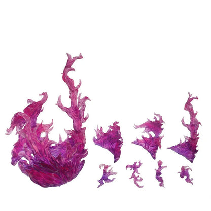 Ice & Whirlwind Flame Special Effects Scene — Luffy, Ace & Bakugou Action Figure Display Toys