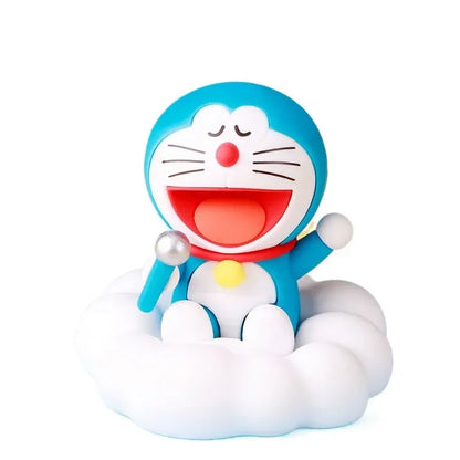 Doraemon Night Tour Starry Sky Anime Figure – Kawaii Cartoon Model Toy Car Ornament & Desktop Decor, Birthday Gift Collectible Doll