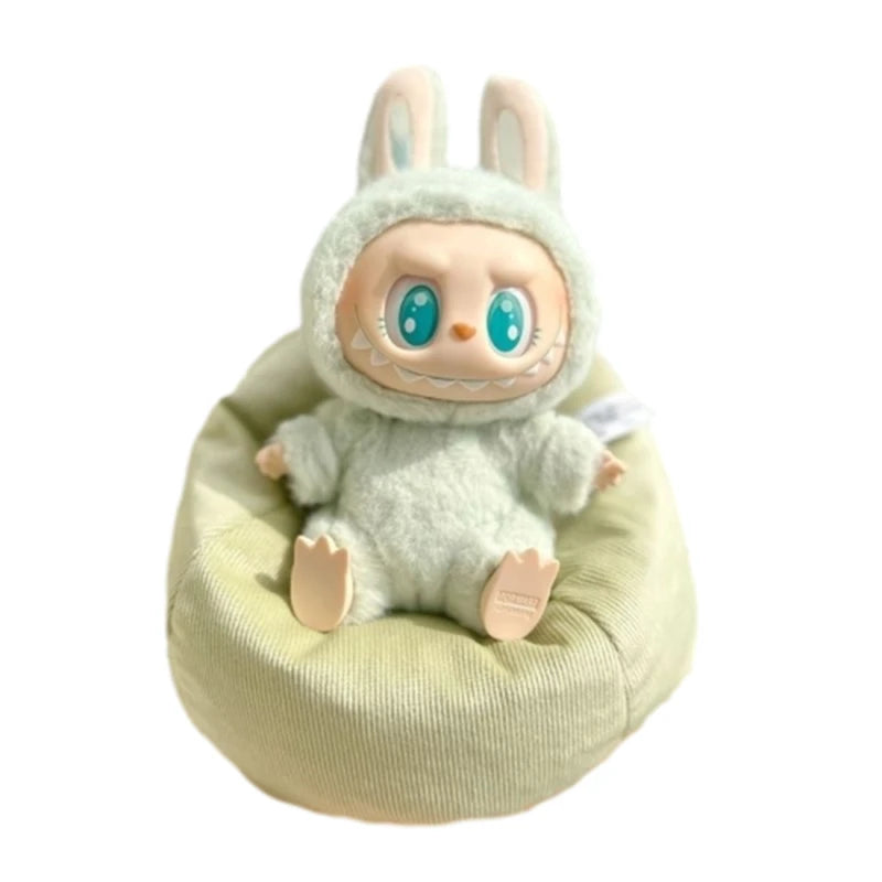Labubu Mini Sofa for BJD Dolls – Plush Seat Decoration V2, Universal Kids’ Toy & Birthday Gift