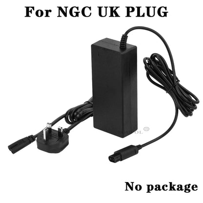 AC Adapter for Nintendo GameCube – US/EU/AU/UK Plug 100-240V Power Supply Charger for NGC Accessories