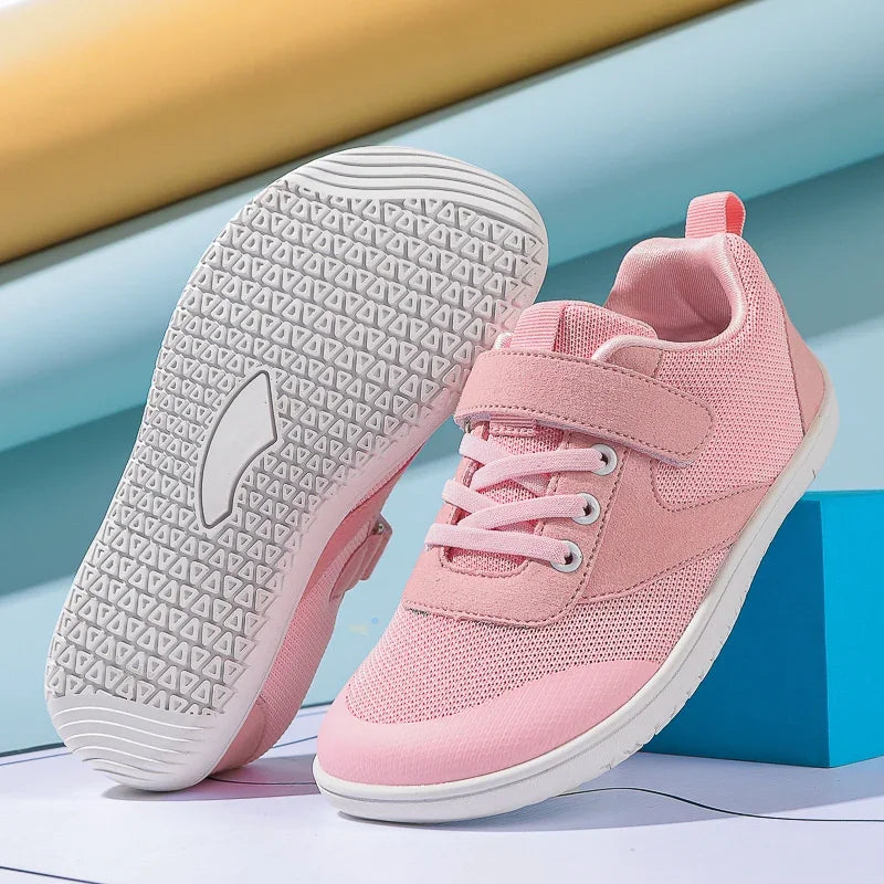 Wide Barefoot Shoes for Little & Big Kids – Boys & Girls Minimalist Sneakers, Lightweight Non-Slip Walking & Skate Flats