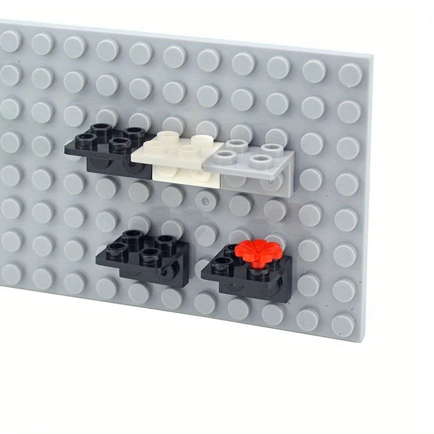 20pcs Figure Stand Base Plates – DIY Bracket for Building Blocks, Display and Assemble Brick Toys