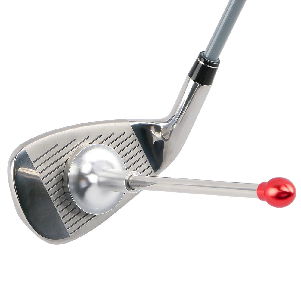 Golf Alignment Stick – Stainless Steel Swing Trainer with Magnetic Suction Cup for Swing Correction & Training Aids
