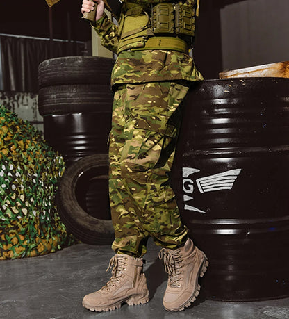 Men's Outdoor Hiking Boots - Desert Tactical Military Boots, Special Forces Anti-Slip & Warm Work Boots