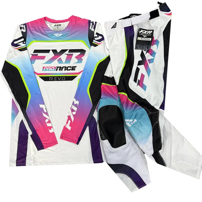 FXR 2025 PODIUM/CLUTCH PRO Gear Set – Dirt Bike Motocross Jersey & Pants Combo for Off-Road Riding