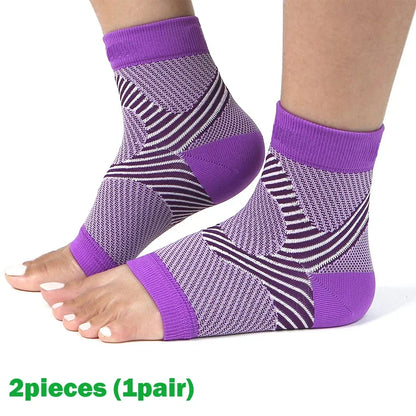 Plantar Fasciitis Night Splint Socks - Compression Heel Support for Foot and Heel Pain