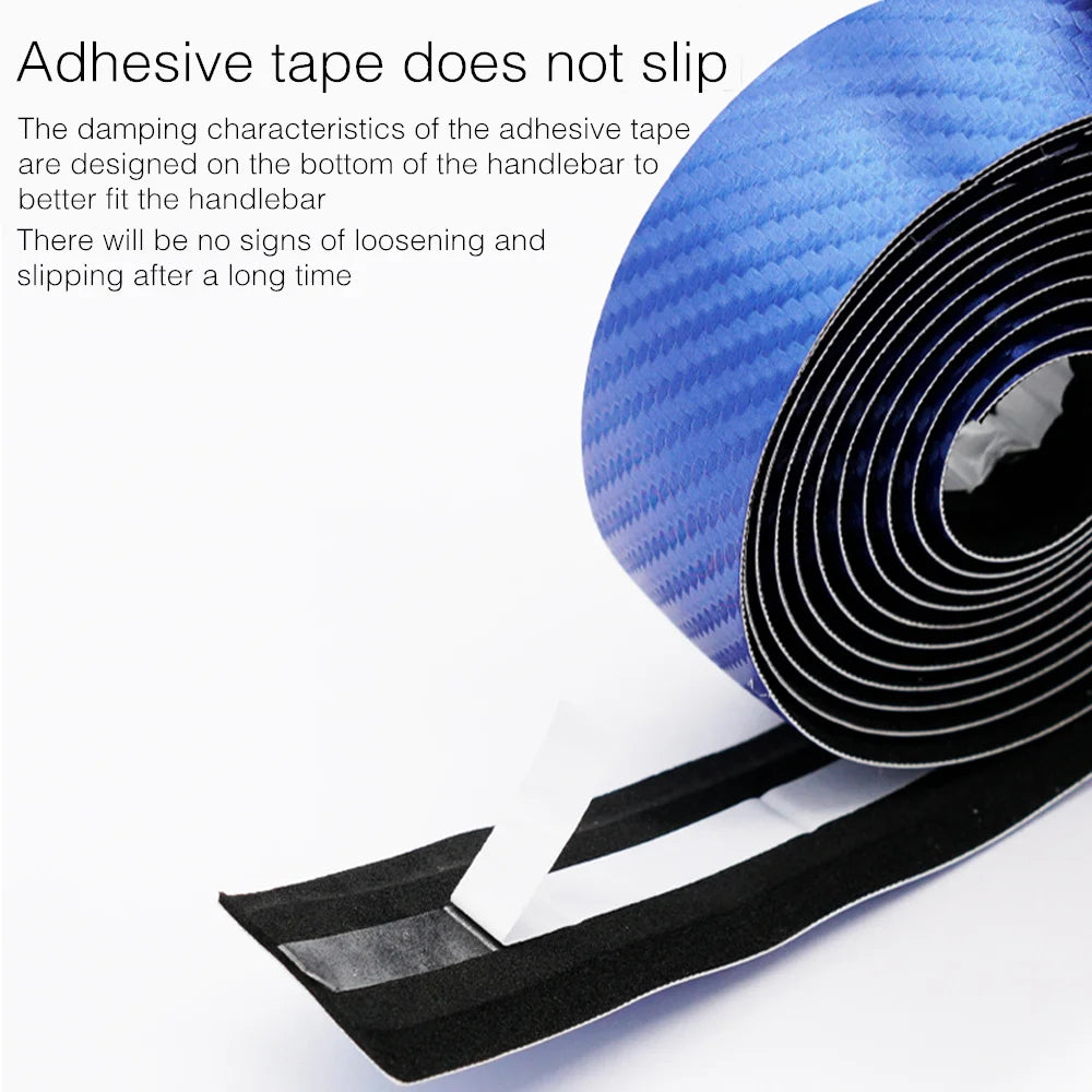 Bicycle Handlebar Tape – Anti-Vibration PU EVA Non-Slip Breathable Road Bike Bar Wrap for Racing