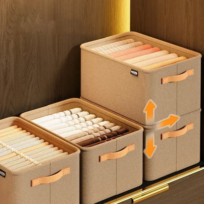 Thick Clothes Organizer Storage Box — Drawer Cabinet for Pants, Sweaters, Jeans, and Wardrobe Clothes