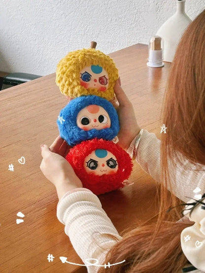 Baby Three Cute Fruit Plush Mystery Box — Stuffed Doll Blind Bag Toy for Girls, Perfect Birthday Gift