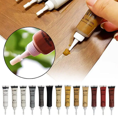 Multipurpose Wood Furniture Scratch Repair Cream – Multicolor Damage Filler & Refinishing Paint for Wooden Surfaces