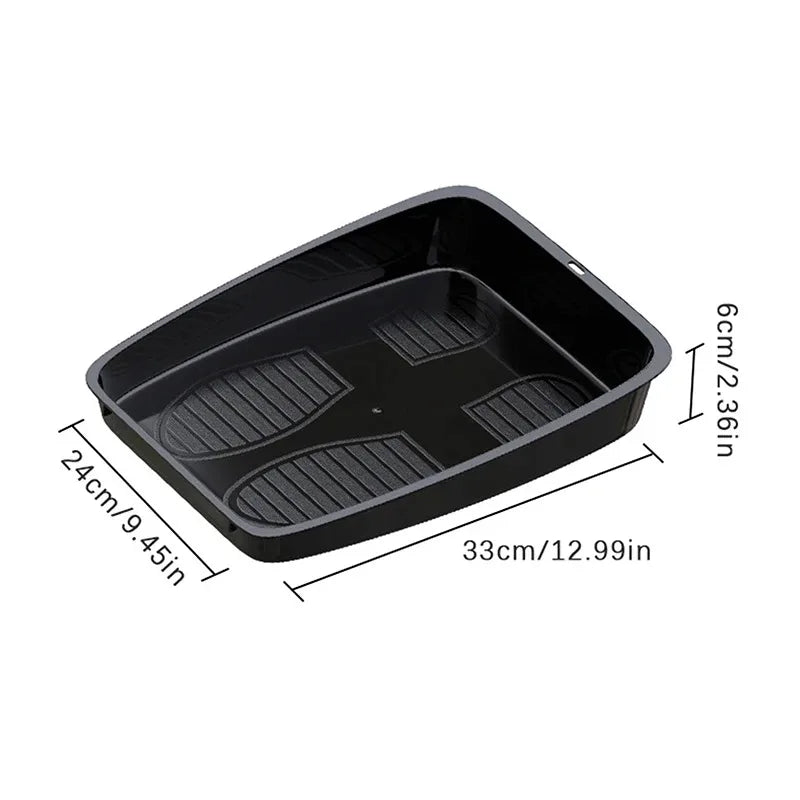 Car Shoe Storage Tray – Multifunctional Vehicle Organizer Under Seat Container Box