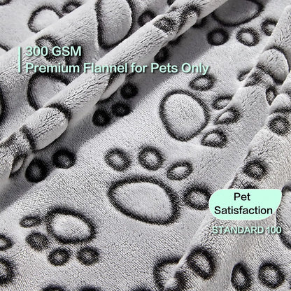 Premium Soft Pet Blanket - Washable Indoor Dog & Cat Throw for Small Medium Large Puppies