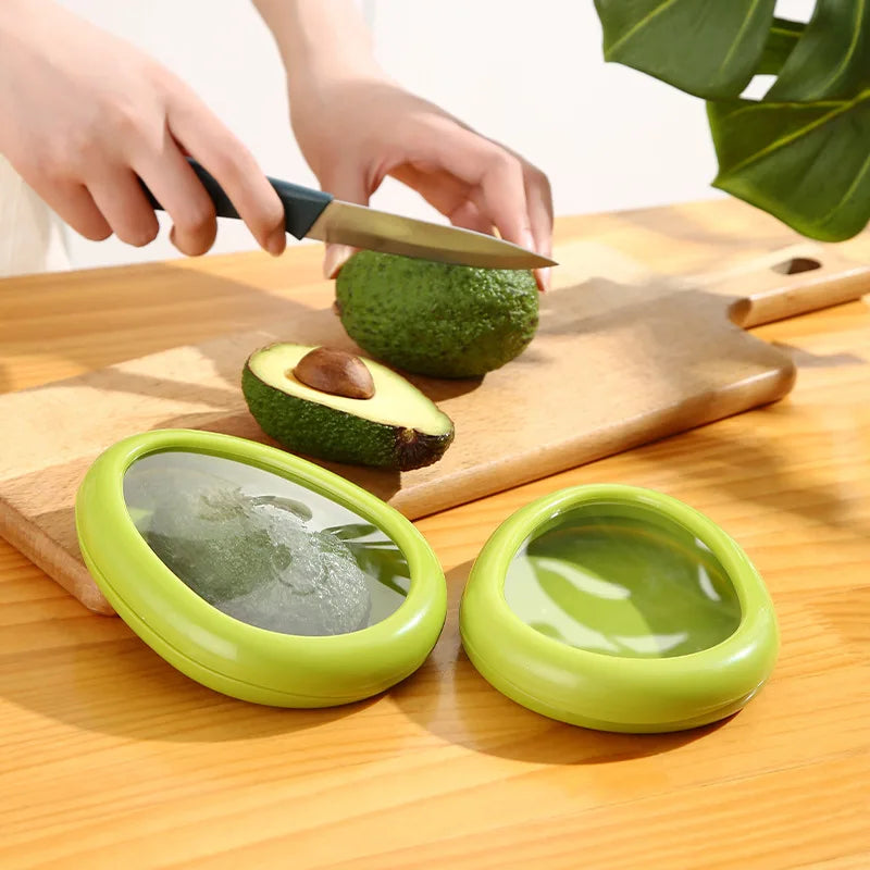 Silicone Sealed Fruit Preservation Box - 1Pc Mini Refrigerator Storage Container for Vegetables, Avocado, Lemon