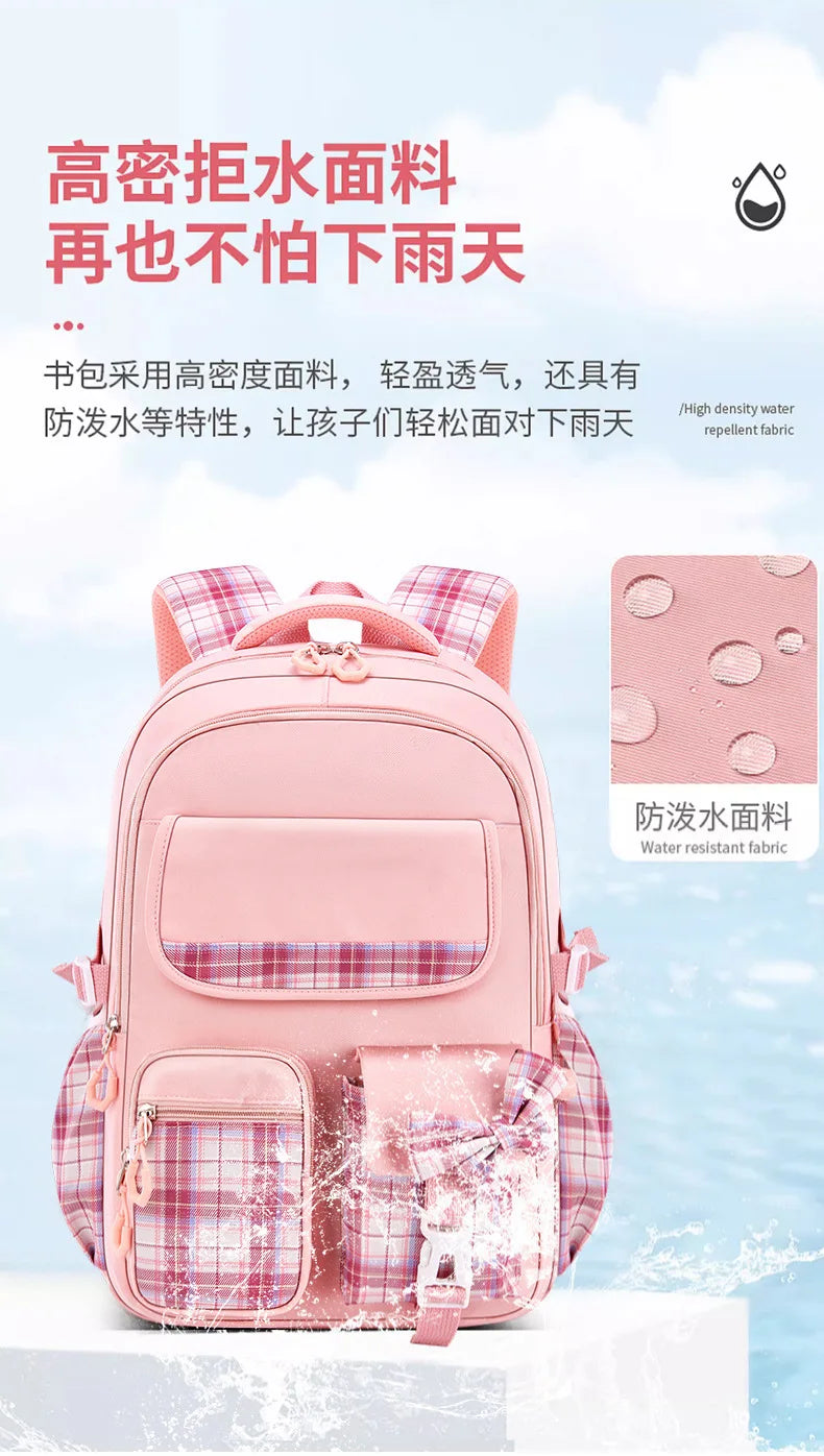 Children’s Princess School Backpack | Orthopedic Satchel for Girls, Primary School Book Bag & Knapsack