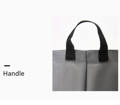 71L Laundry Backpack Hamper — Large Oxford Laundry Bag with Adjustable Shoulder Straps & Pocket