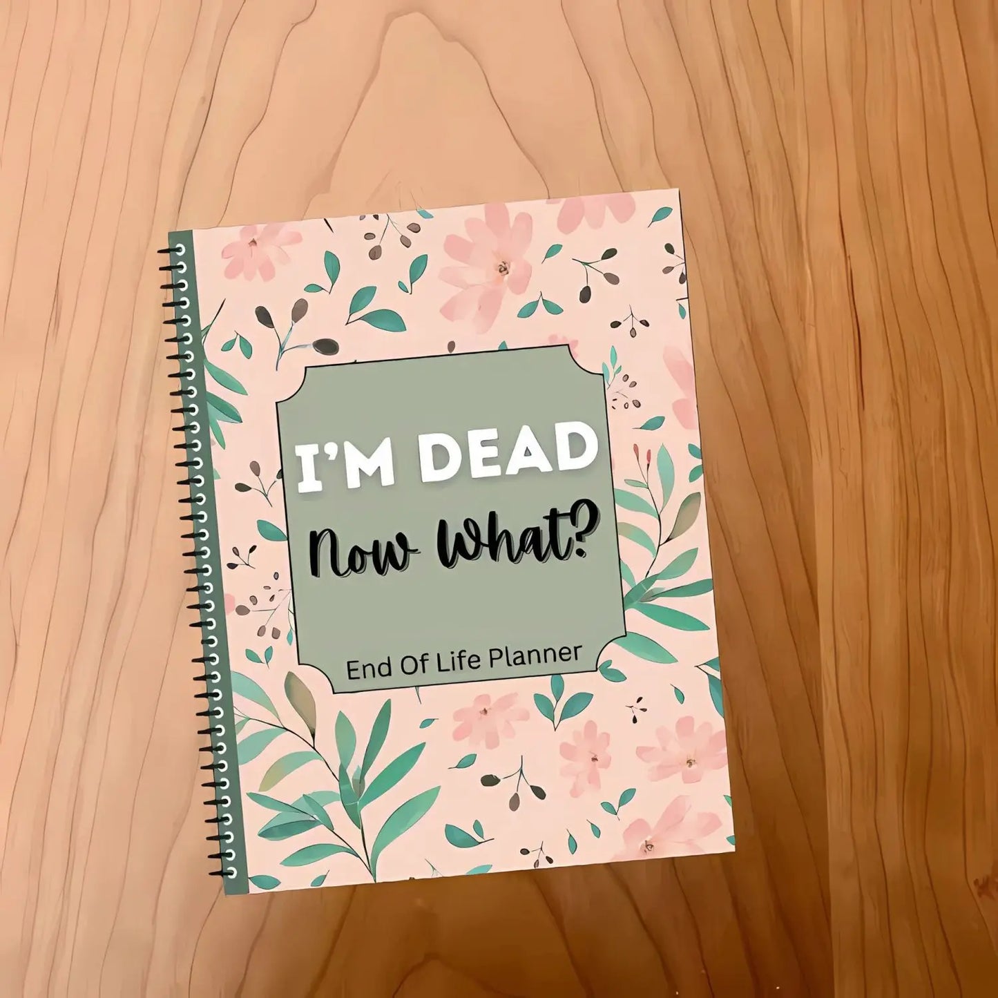 Creative End-of-Life Planner Notebook – Notepad for Recording Final Wishes & Arrangements