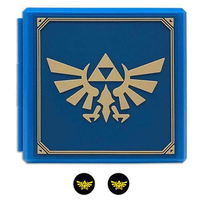 Switch Game Card Case for NS – Micro SD & OLED Cartridge Holder with 12 Game Card Storage