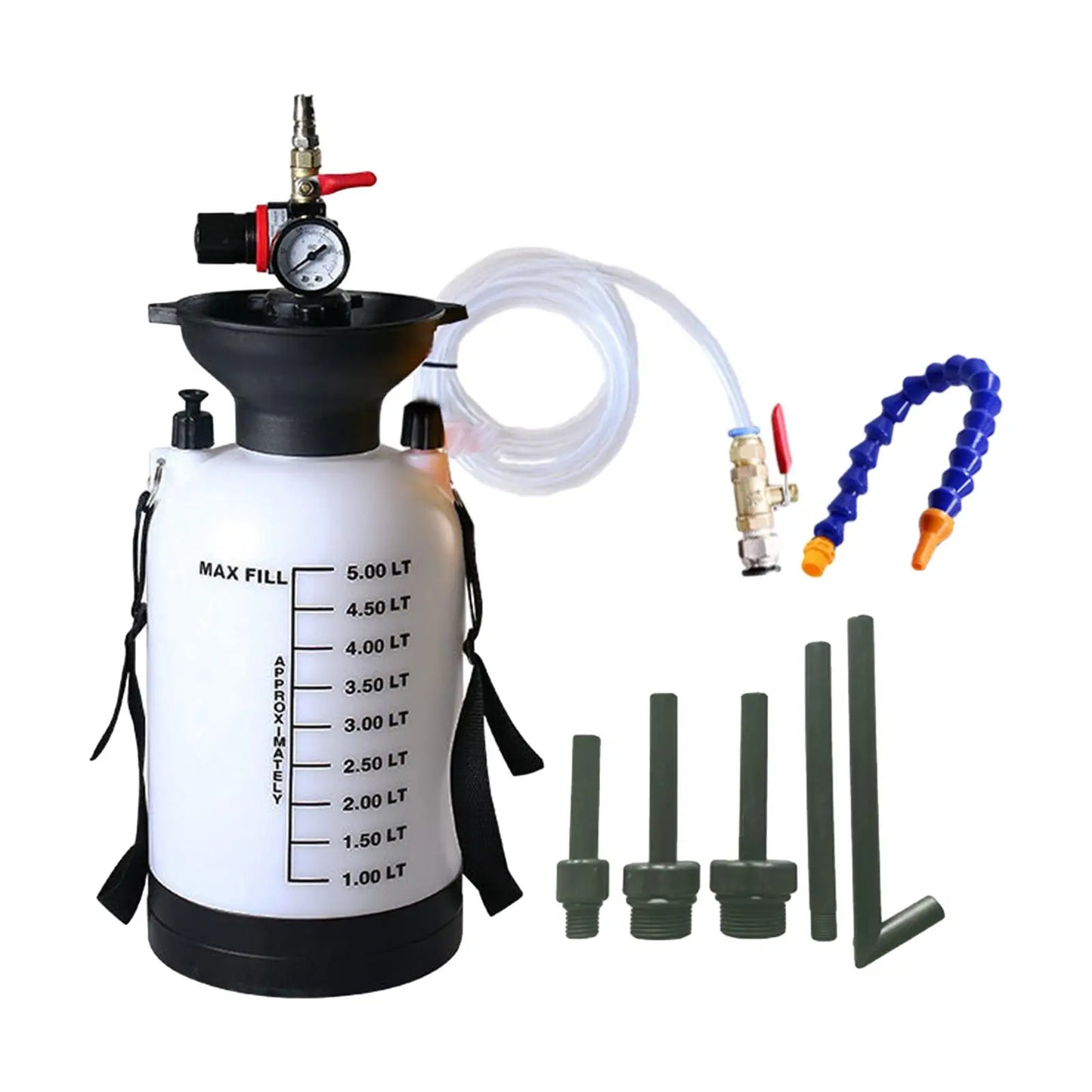 5L/8L ATF Refill Dispenser | Pneumatic Fluid Extractor & Gearbox Oil Transfer Pump for Automotive Use