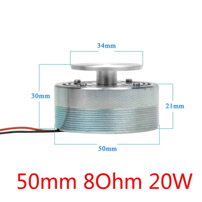 AIYIMA Portable Audio Speaker — 25W/20W Full Range 4Ω/8Ω Vibration Bass Speaker, 44/50MM Resonance Altavoz Portátil