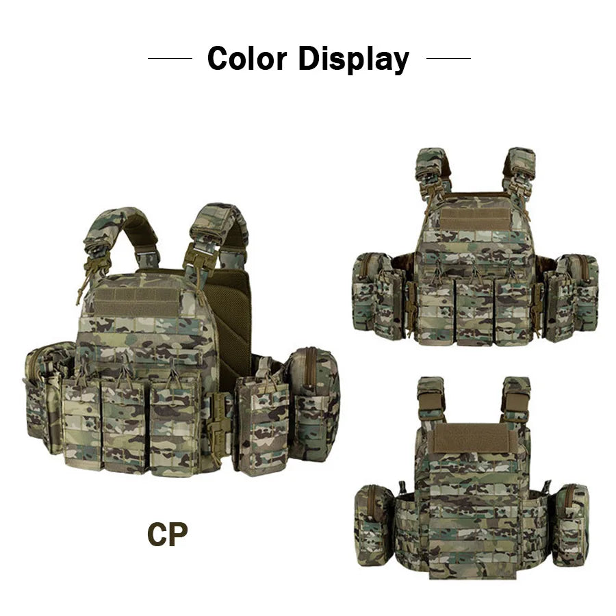 YAKEDA Quick-Disassembly Training Vest – Detachable, Expandable, Comfortable, Breathable, Wear & Tear-Resistant
