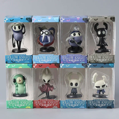 Hollow Knight PVC Figure Set | Hornet, Knight, Zote, Grub, Quirrel, Cornifer & Myla Desktop Decoration Toys