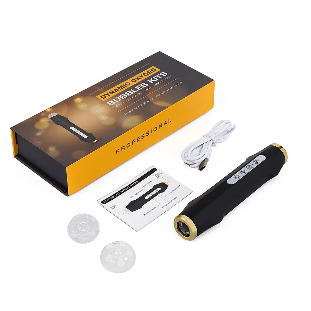 Oxygen Bubble Pen - Portable CO2 Oxygen Facial Machine for Skin Care, Facial SPA & Beauty Treatment