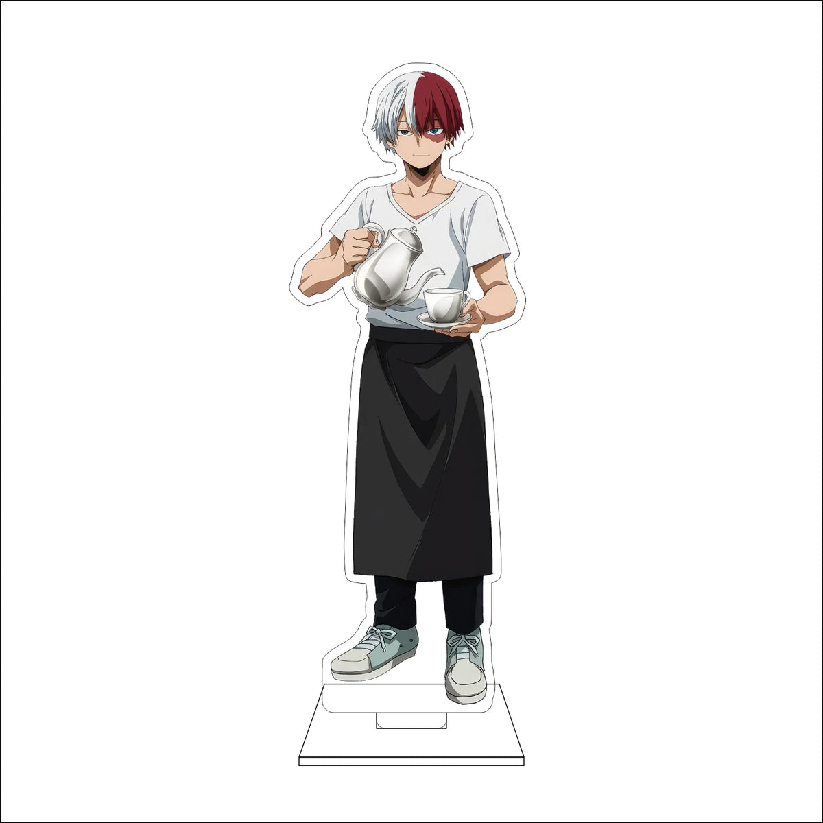 My Hero Academia 16cm Acrylic Figure Stand - Ochaco Uraraka, Shoto Todoroki, and Izuku Midoriya Anime Collectible Decor Gift