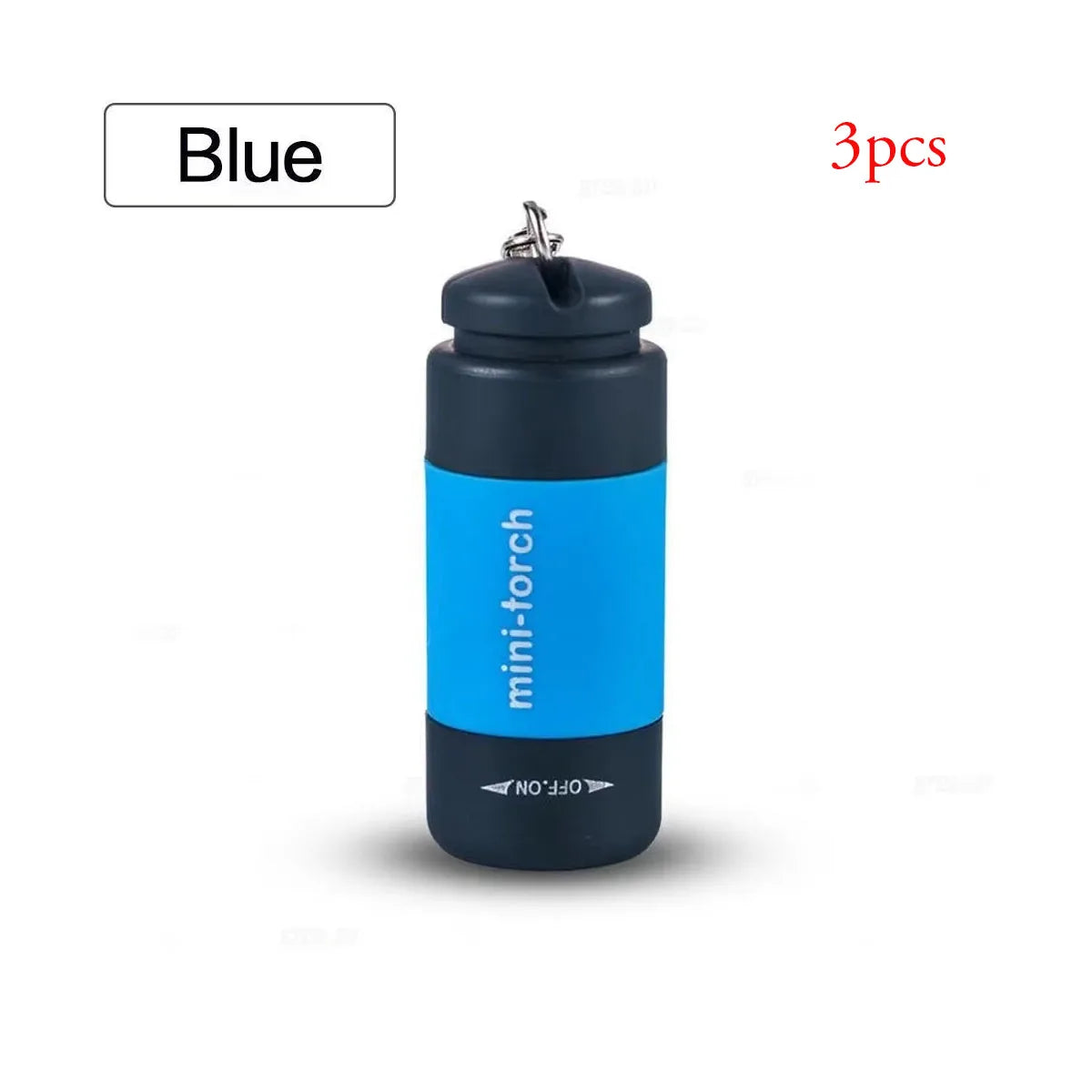USB Rechargeable Mini Keychain Flashlight - Waterproof Portable LED Light for Hiking, Camping & Everyday Carry
