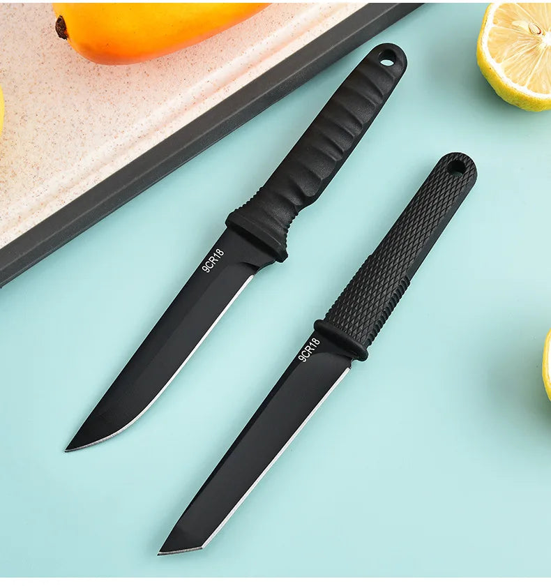 5Cr15Mov Stainless Steel Meat Cleaver & Boning Knife – Sharp Fishing Knife with Holster, Multifunctional Vegetable Peeler