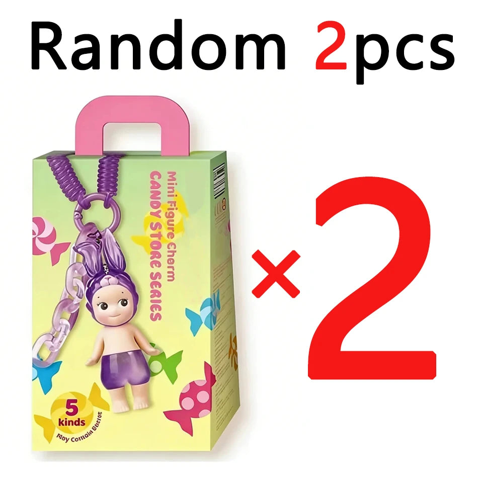Dinosaur and Candy Mini Mystery Box – Cute Cartoon Collectible Figurines for Car Decor, Birthdays, and Gifts