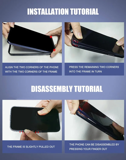 Hybrid Silicone & Aluminum Metal Phone Case – Heat-Resistant Bumper for iPhone 11 to 17 Pro Max
